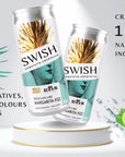 SWISH Exquisite Cocktails – Zero Range 250ml cans crafted with 100% natural ingredients, no preservatives, artificial colours, or flavours. Premium ready-to-drink cocktails inspired by real fruits and botanicals