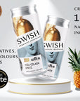 SWISH Exquisite Cocktails – Zero Range 250ml cans crafted with 100% natural ingredients, no preservatives, artificial colours, or flavours. Premium ready-to-drink cocktails inspired by real fruits and botanicals