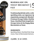 Marmalade On Toast Breakfast Fizz Flavour Description
