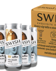 SWISH Pina Colada Spritz 0% Alc Vol 250ml cans – 6-Pack with branded box.