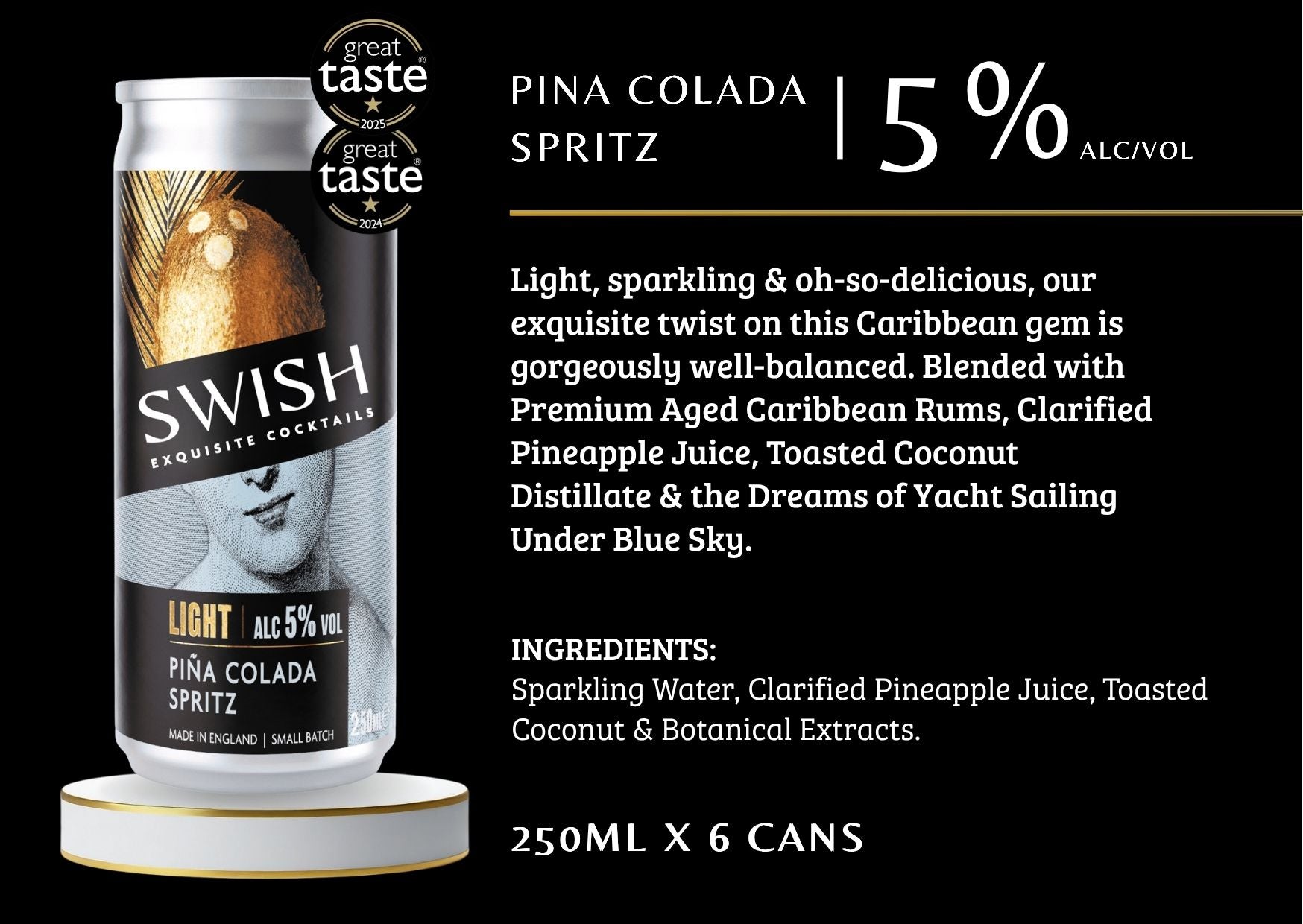 Pina Colada Spritz Flavour Description