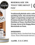 Marmalade On Toast Breakfast Fizz Flavour Description