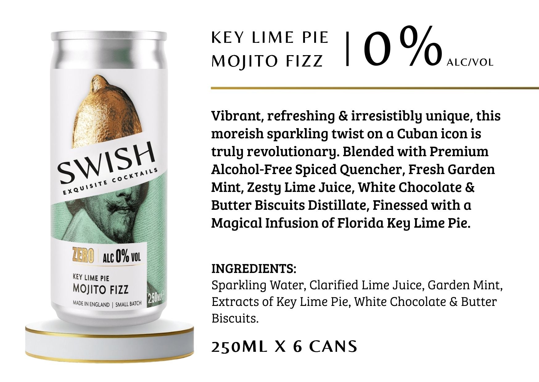 Key Lime Pie Mojito Fizz Flavour Description