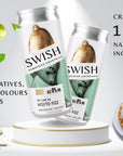 SWISH Exquisite Cocktails – Zero Range 250ml cans crafted with 100% natural ingredients, no preservatives, artificial colours, or flavours. Premium ready-to-drink cocktails inspired by real fruits and botanicals