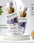 SWISH Exquisite Cocktails – Zero Range 250ml cans crafted with 100% natural ingredients, no preservatives, artificial colours, or flavours. Premium ready-to-drink cocktails inspired by real fruits and botanicals