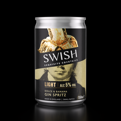 DOLCE & BANANA GIN SPRITZ, 5% ABV, 150ML