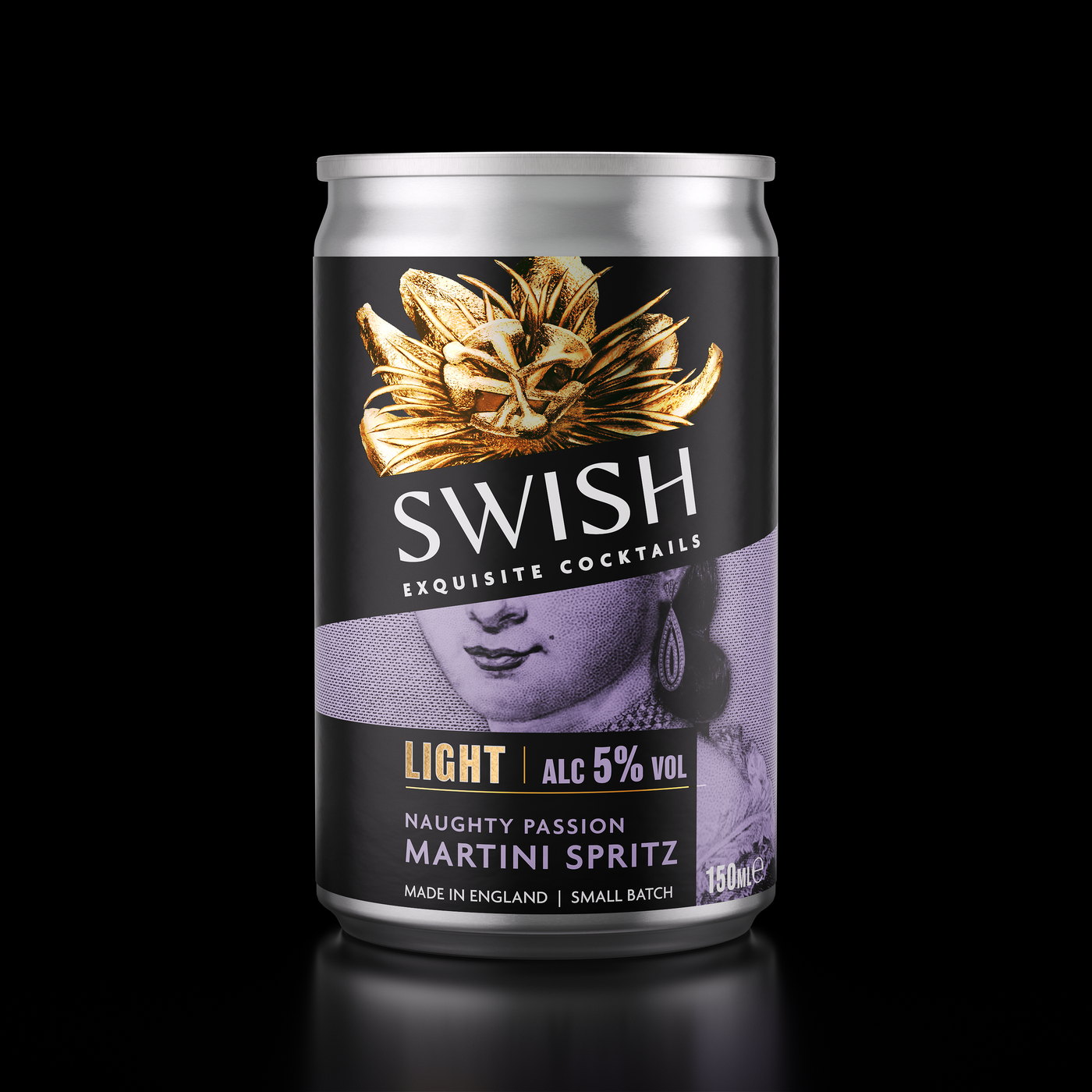 NAUGHTY PASSION MARTINI SPRITZ, 5% ABV, 150ML
