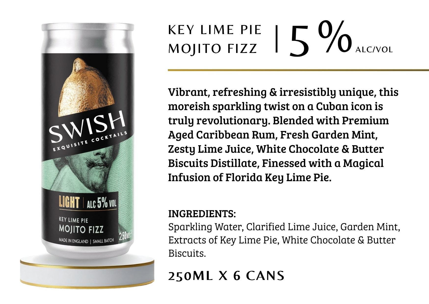 Key Lime Pie Mojito Fizz Flavour Description