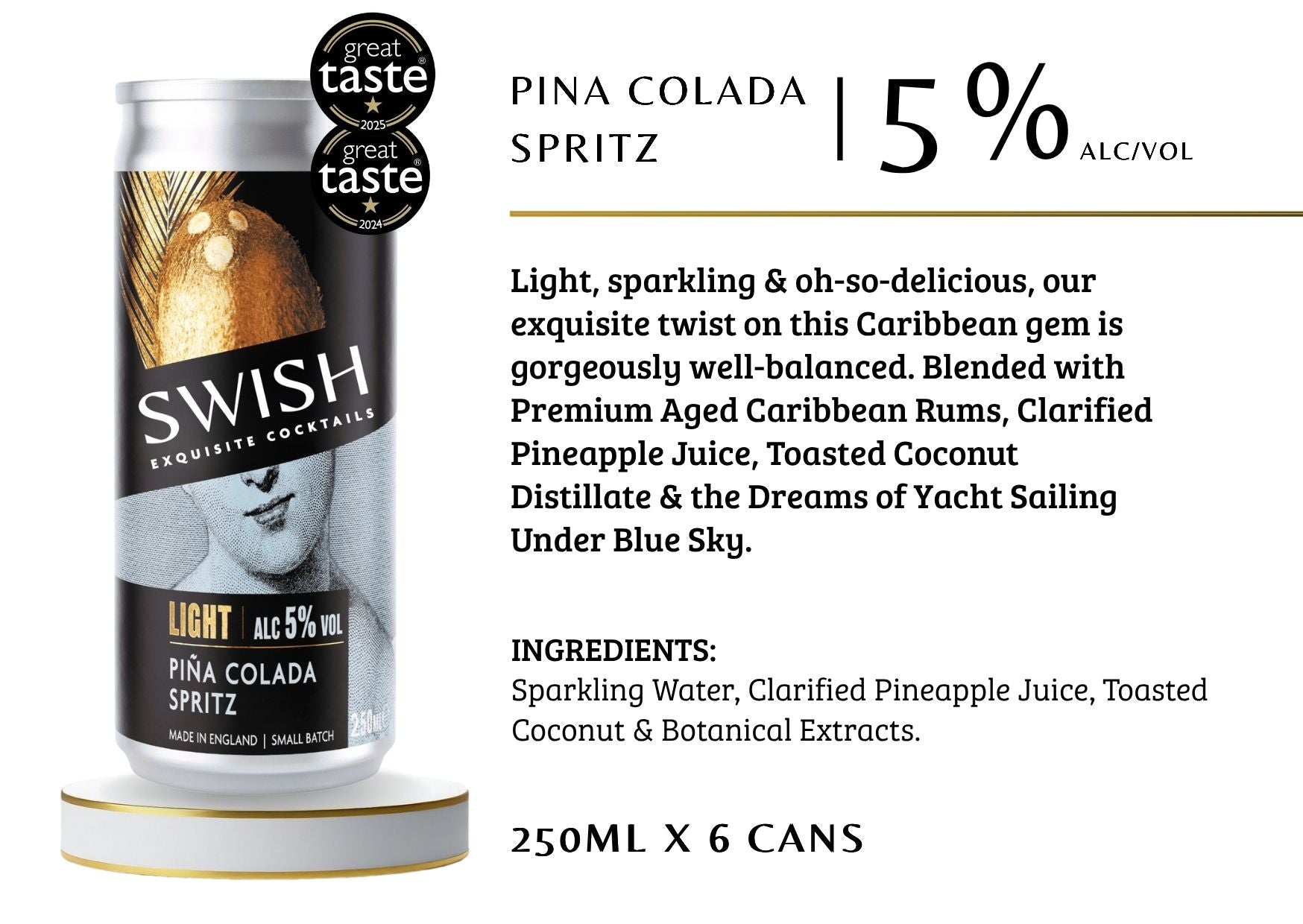 Pina Colada Spritz Flavour Description
