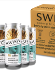 SWISH Brazilian Lime Margarita Fizz 0% Alc Vol 250ml cans – 6-Pack with branded box.